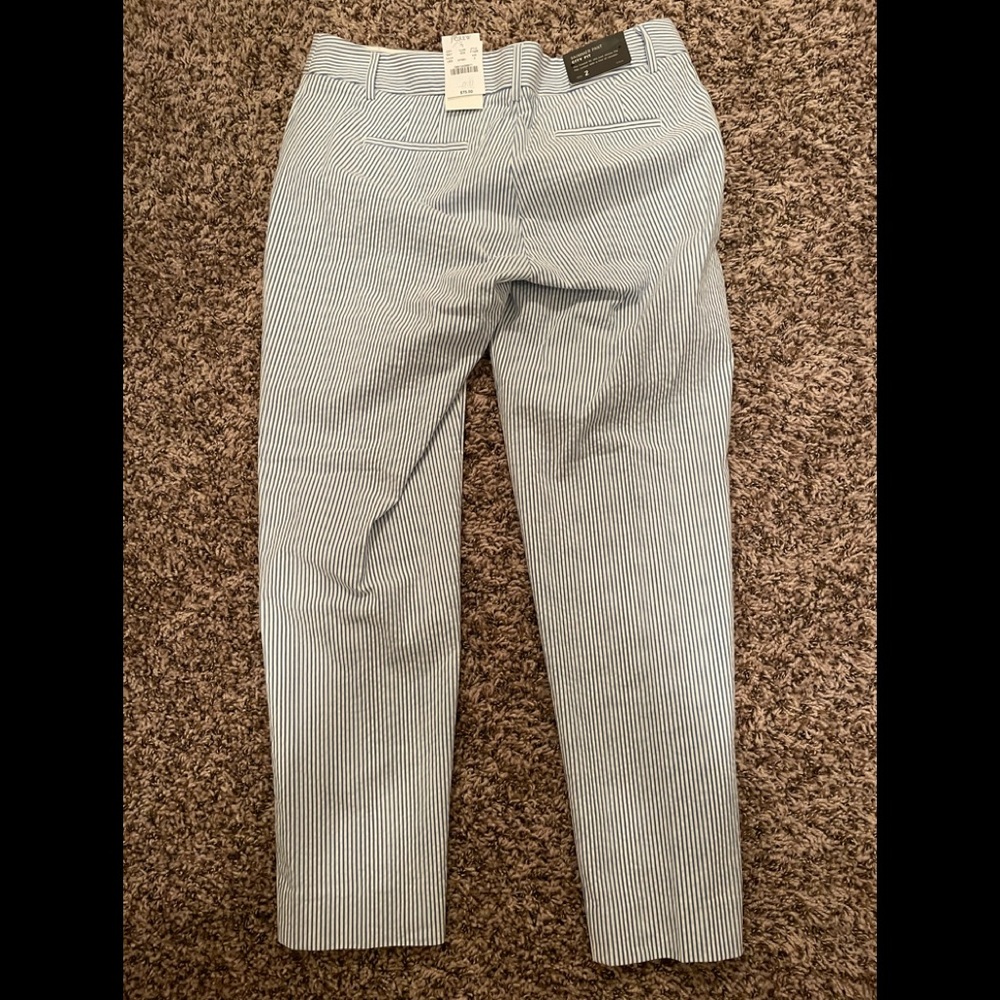 JCREW size 2 pin stripe pants